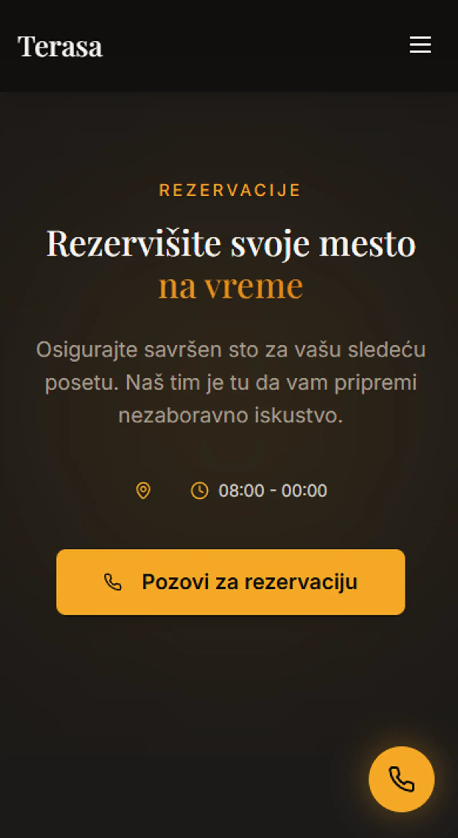 Mobile call to action