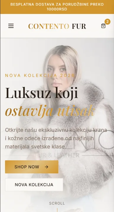 Mobile storefront view